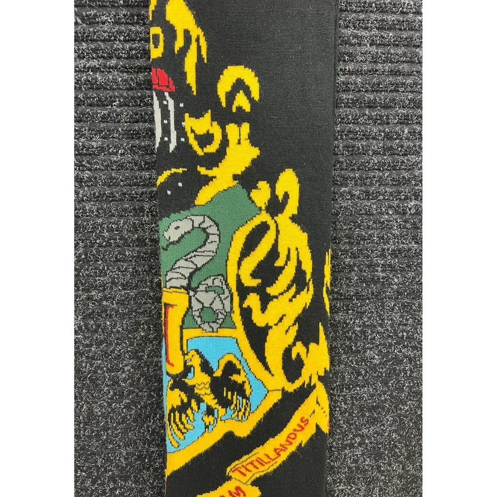 Harry Potter Hogwarts Crest Long Knit Scarf‎ - Pre Owned